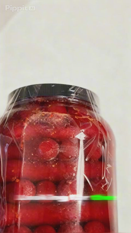 Herb's Snack Foods Pickled Hot Sausage Beef & Chicken No Pork 39 ct 64 oz