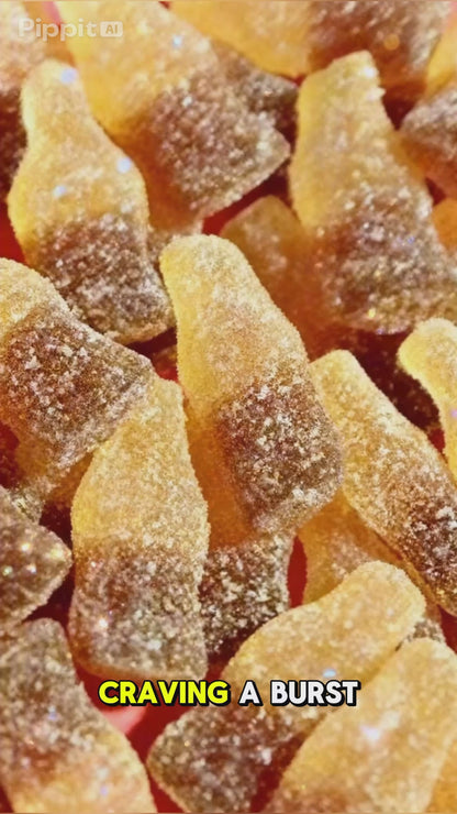 HARIBO Fizzy-Cola Gummi Candy Share Size Bags Sour & Tangy Cola Flavor Soft & Chewy 5 oz