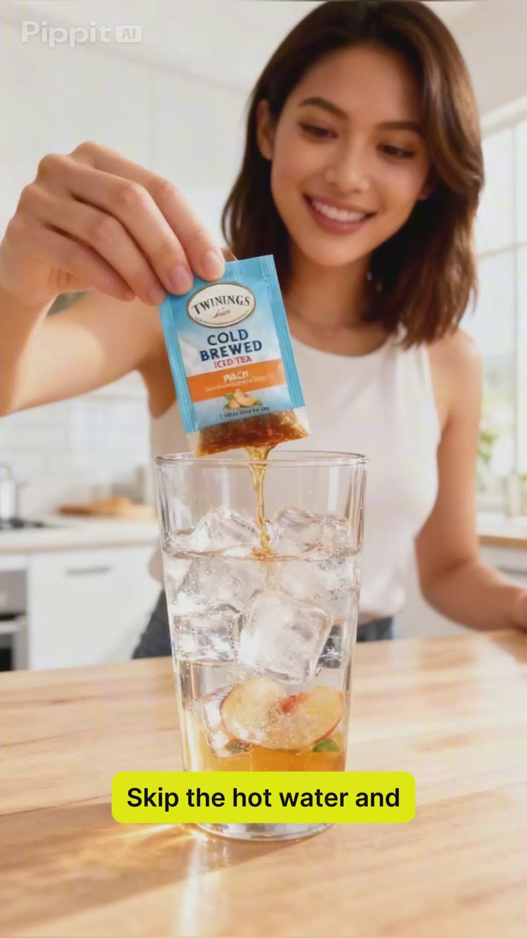 Twinings Peach Cold Brewed Iced Tea 20 ct Box
