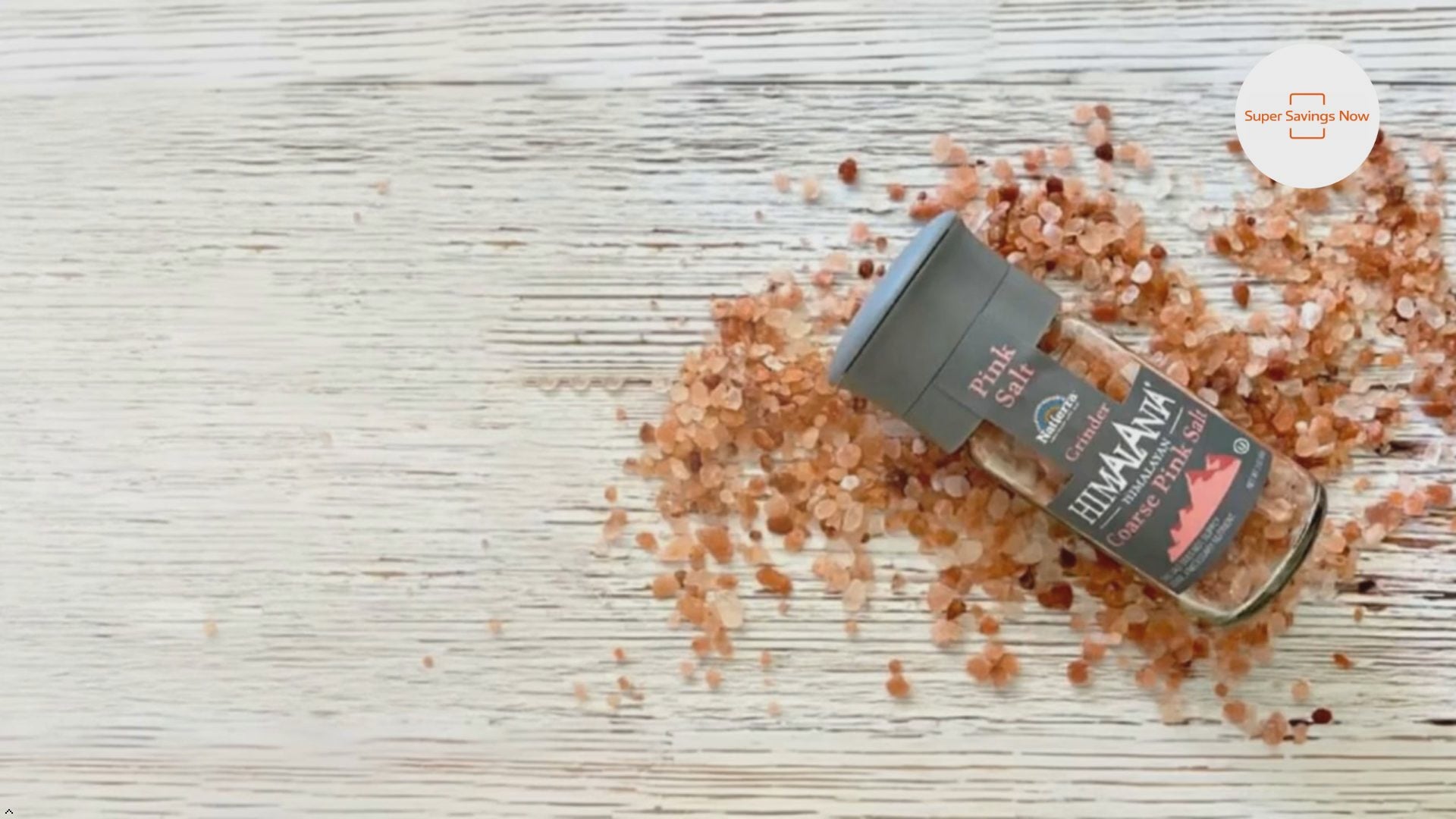 Natierra Himalania Reduced Sodium Himalayan Fine Pink Salt Mix Shaker 6 oz