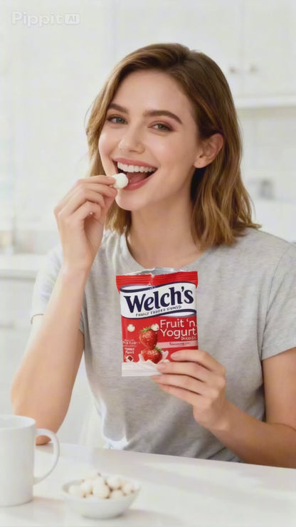 Welch's Fruit 'n Yogurt Snacks Variety Pack - Strawberry, Blueberry Acai & Mango Peach, 0.7 oz Bags