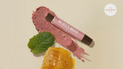 Burt's Bees Lip Shimmer Peony 0.09 Ounces Value (Pack of 4)