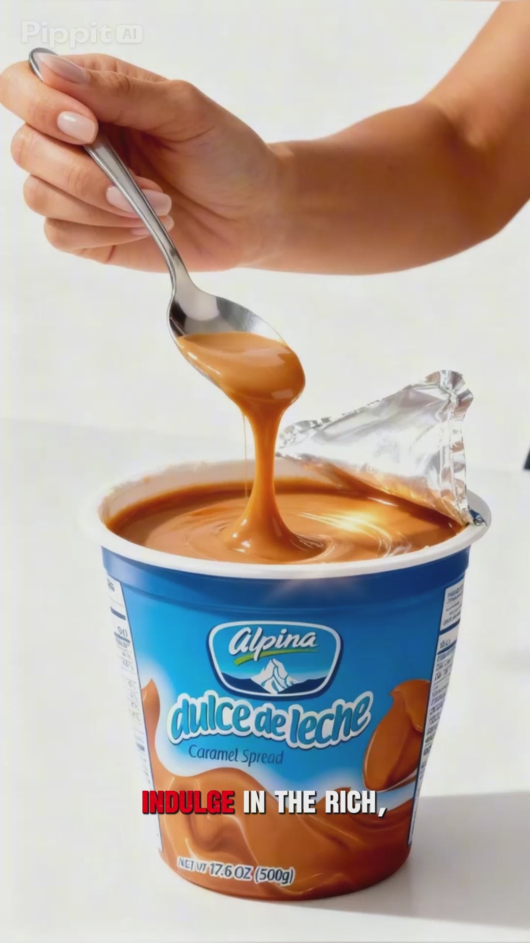 Alpina Dulce de Leche Milk Caramel Sauce Creamy Consistency Dip for Apples and Desserts Great for Alfajores Obleas and Breakfast each 17.5 oz