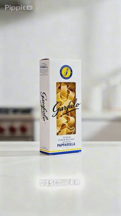 Garofalo - Premium Durum Wheat Semolina Pappardelle Pasta, Italian Made, Bronze-Drawn, Al-Dente, One-Ingredient Pasta (Pack of 2)