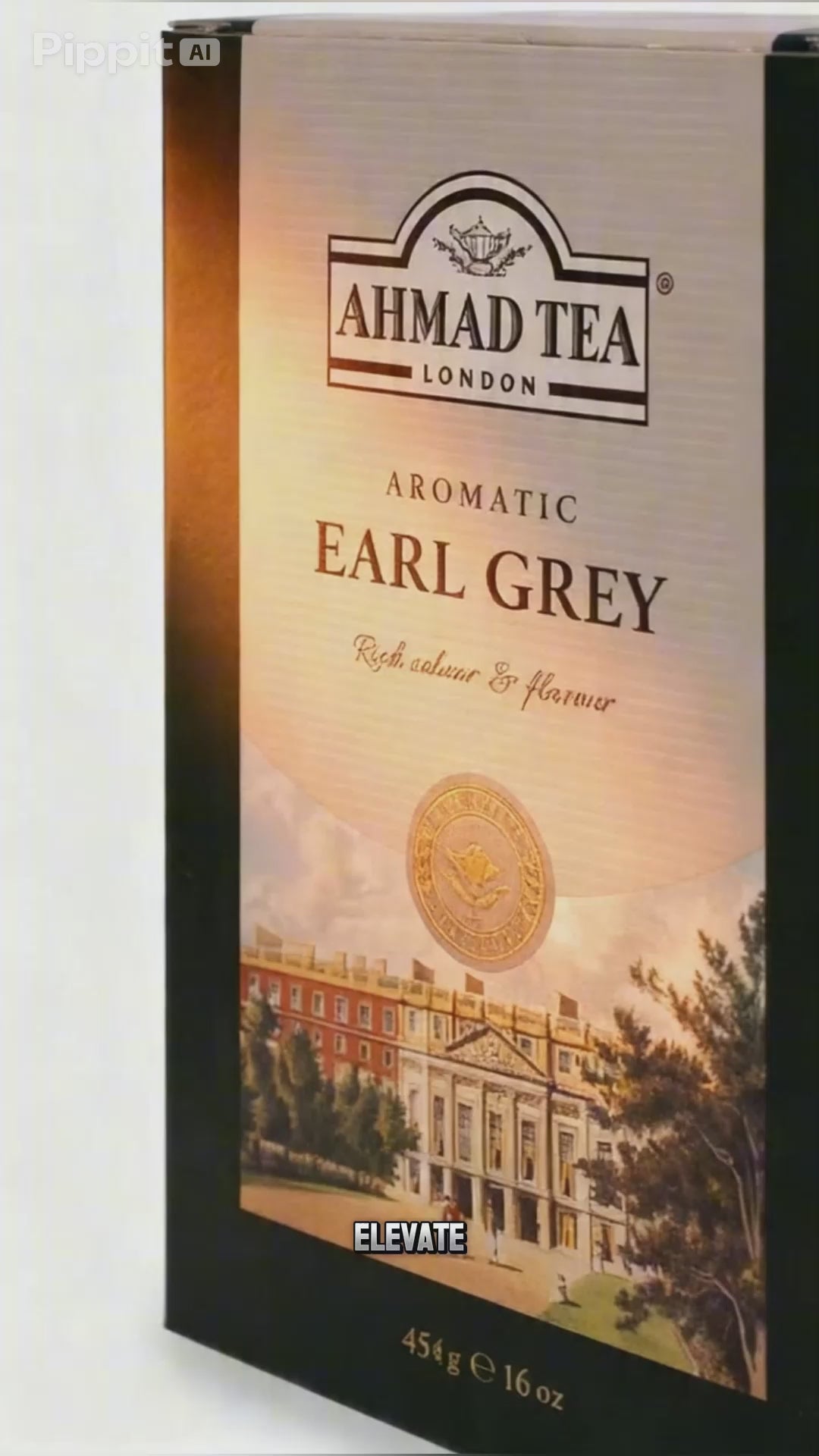 Ahmad Tea Black Tea Earl Grey Aromatic Loose Leaf Caffeinated Sugar-Free 16 oz