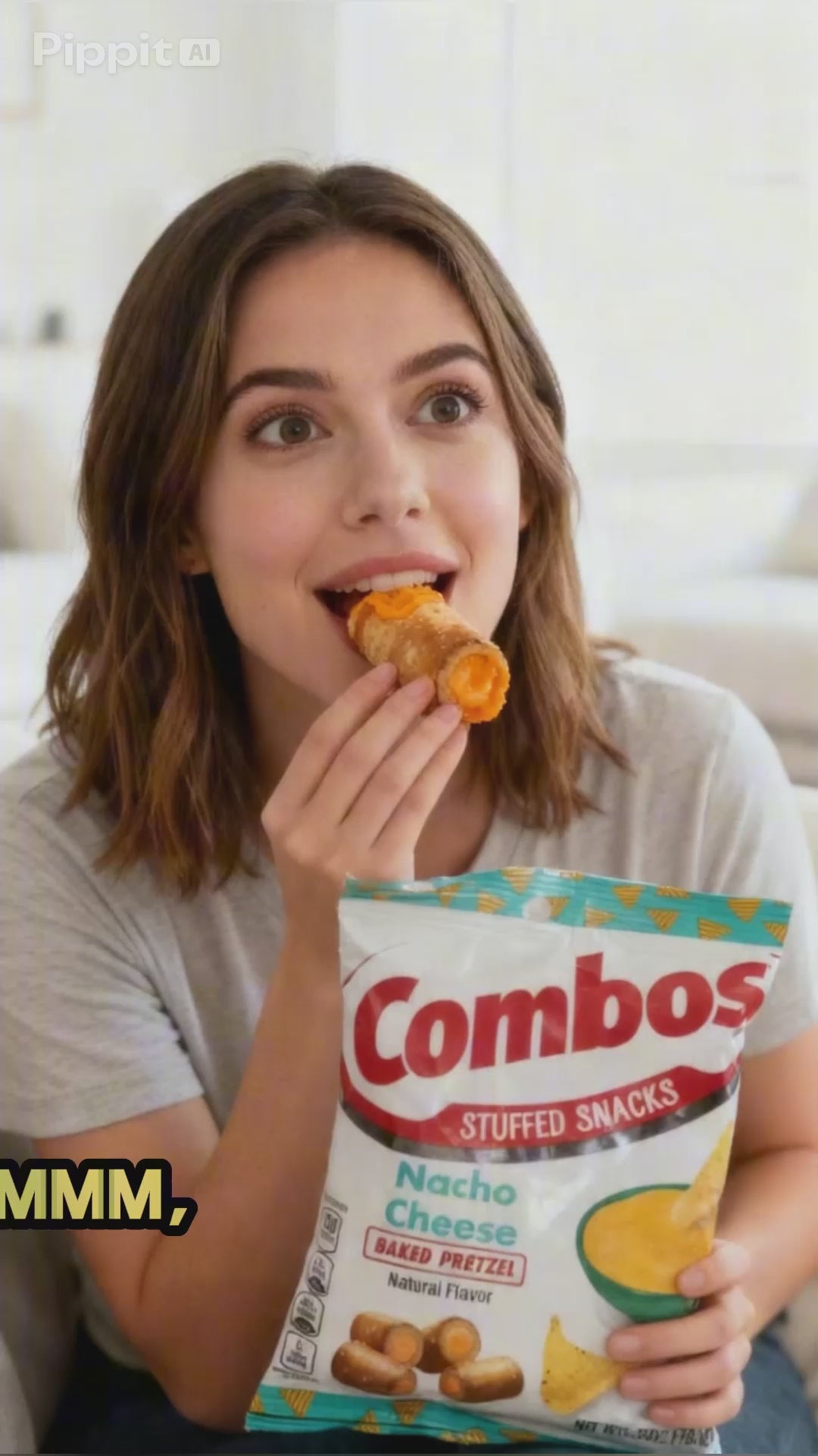 Combos Pretzel Snack Mix Nacho Cheese Flavor Baked 6.3 oz